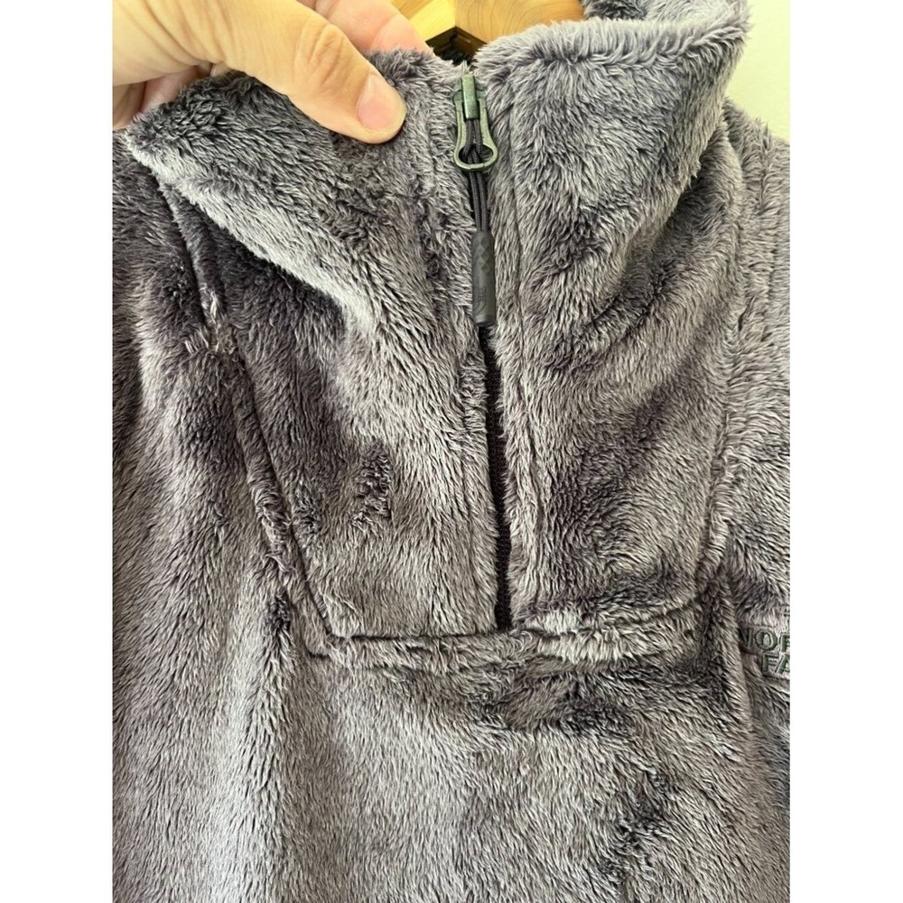 The North Face Sz L Purple Osito Hybrid Fleece Jacket Zip Pullover Pockets - Picture 7 of 13